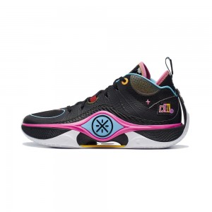 Black Men's Way Of Wade Wade Shadow 5 "Miami Nights" Basketball Shoes UK | NUMP-84970