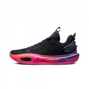 Black Red Men's Way Of Wade Wade All City 11 "Sunrise" Basketball Shoes UK | VPMJ-06958