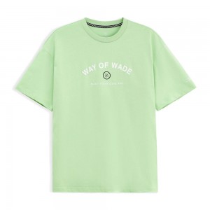 Green Men's Way Of Wade Sportswear T-Shirts UK | TZFU-01564