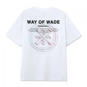 White Men's Way Of Wade Sportswear T-Shirts UK | AKZX-41098