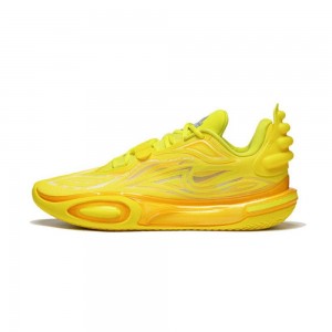 Yellow Men's Way Of Wade Wade All City 11 V2 Chemical Reaction Low Top Basketball Shoes UK | OIRY-54861