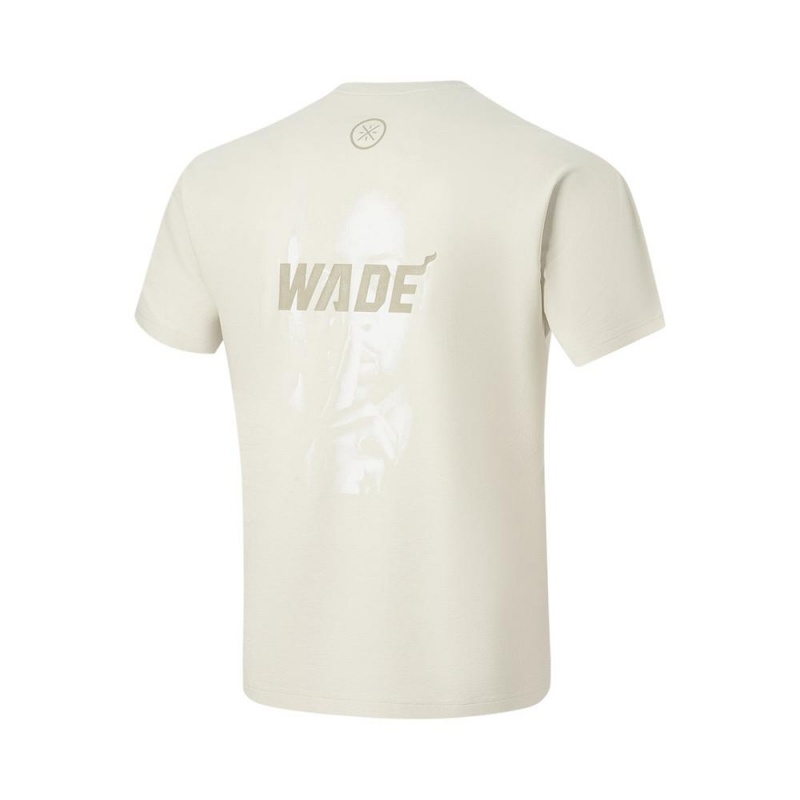 Beige Men\'s Way Of Wade Sportswear T-Shirts  UK |  XDJI-27380