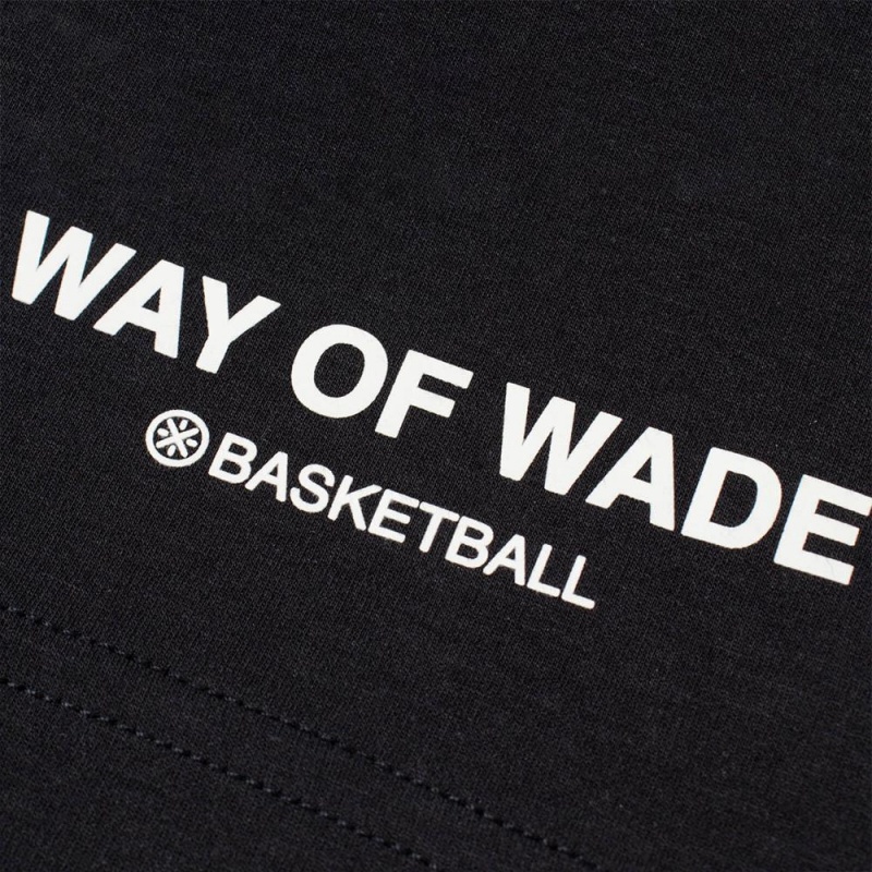 Black Men's Way Of Wade Buy Professional WoW Series Lifestyle Sports Shorts  UK |  KJGB-27843