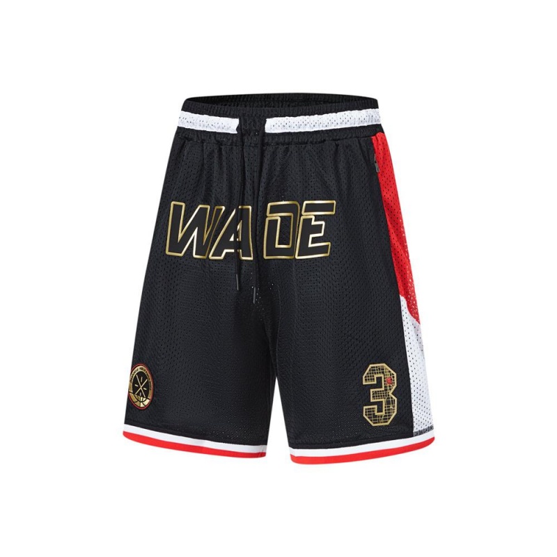 Black Men\'s Way Of Wade Buy Professional Series Lifestyle Sports Shorts  UK |  PHUO-96872