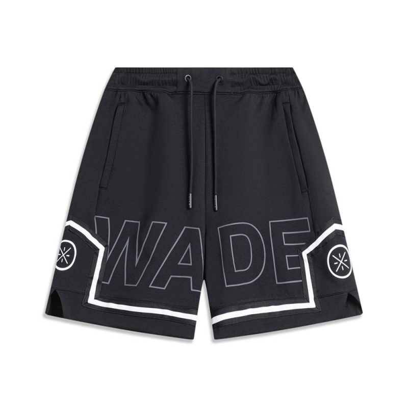 Black Men\'s Way Of Wade Buy Professional Series Lifestyle Sports Shorts  UK |  PCMV-97538