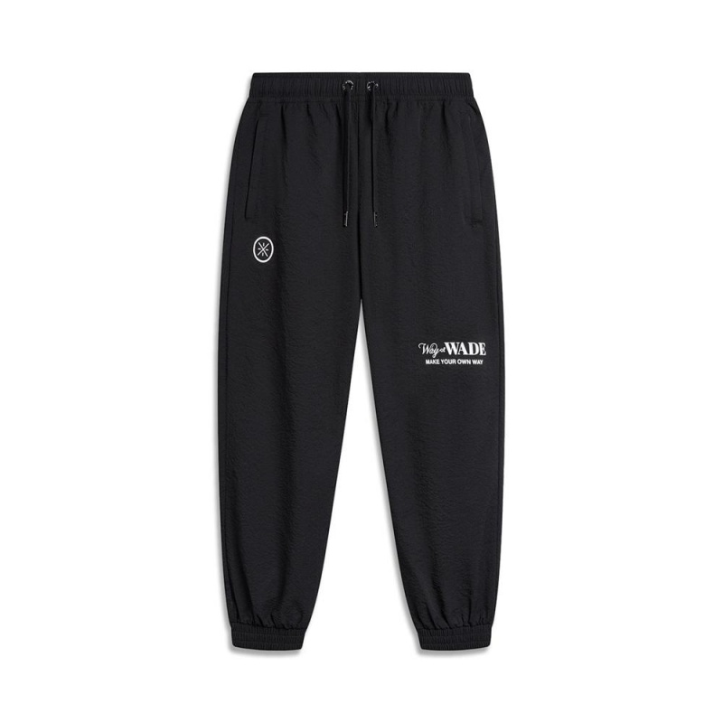 Black Men\'s Way Of Wade Premium Sportswear Sweat Pants  UK |  FSWE-75608