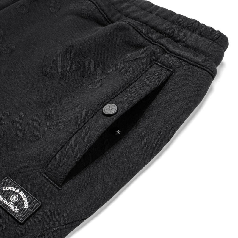 Black Men's Way Of Wade Premium Sportswear Sweat Pants  UK |  MWHU-13927