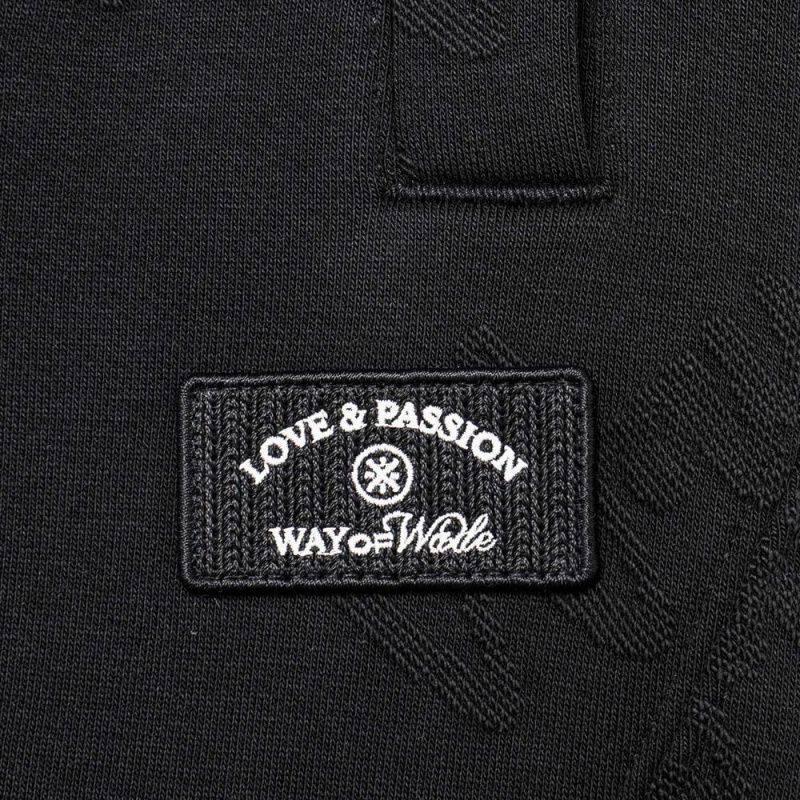 Black Men's Way Of Wade Premium Sportswear Sweat Pants  UK |  MWHU-13927