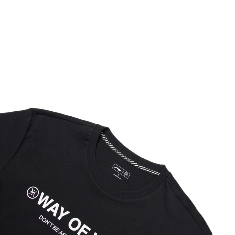 Black Men's Way Of Wade Sportswear T-Shirts  UK |  VUES-64901