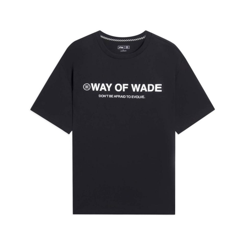 Black Men\'s Way Of Wade Sportswear T-Shirts  UK |  VUES-64901