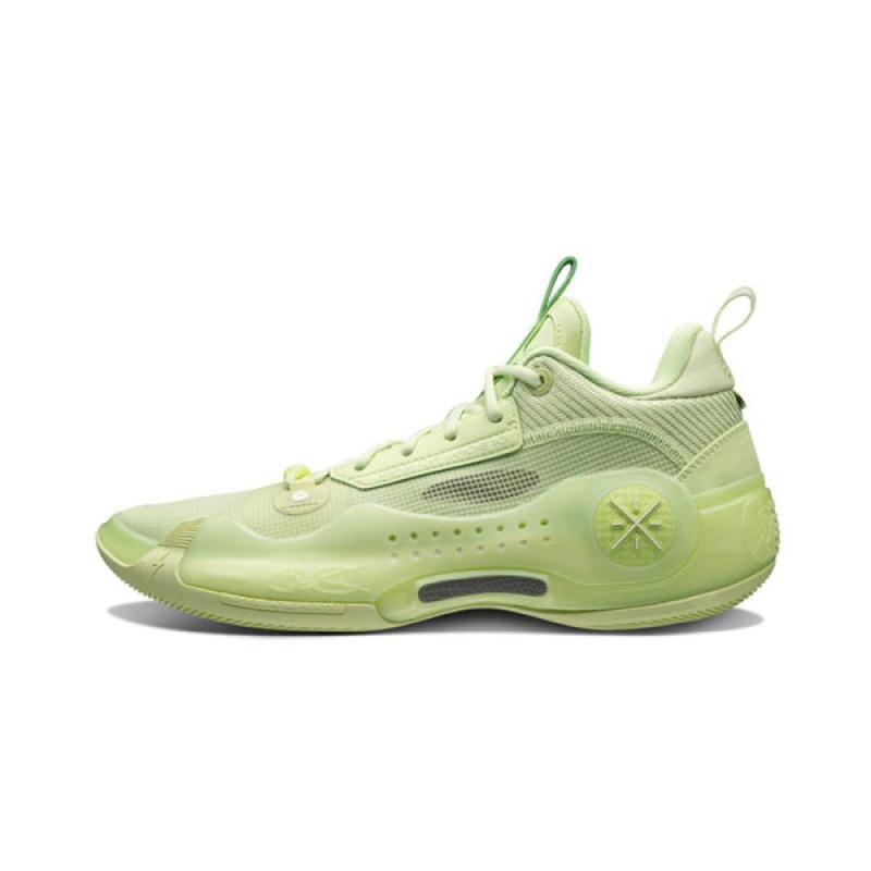 Green Men\'s Way Of Wade 10 Low Avocado  UK |  NBA Basketball Shoes  UK |  VTYZ-28506