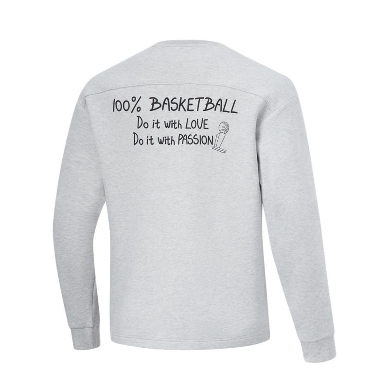 Grey Men's Way Of Wade Sportswear Sweatshirt  UK |  WIDH-32108