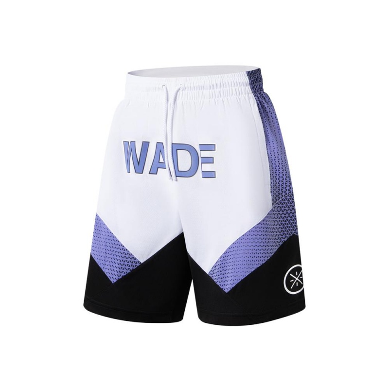 White Men\'s Way Of Wade Buy Professional Series Lifestyle Sports Shorts  UK |  XVNQ-95872