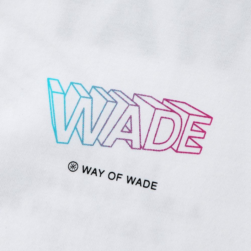 White Men's Way Of Wade Sportswear T-Shirts  UK |  AKZX-41098