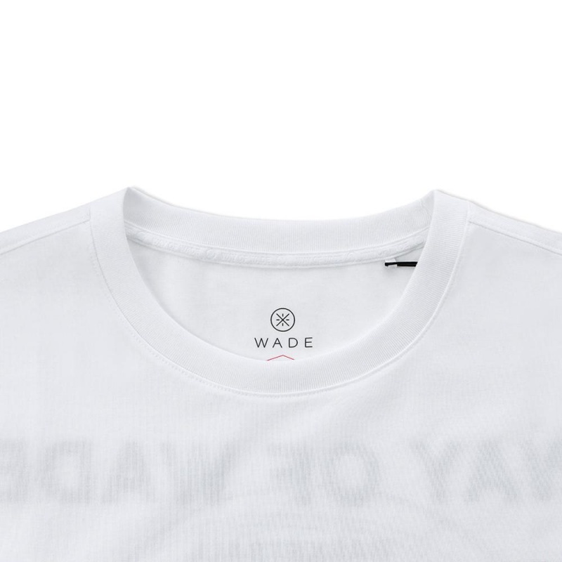 White Men's Way Of Wade Sportswear T-Shirts  UK |  AKZX-41098