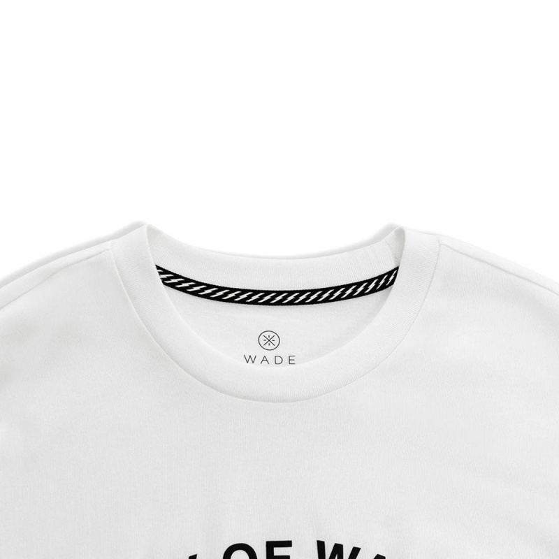 White Men's Way Of Wade Sportswear T-Shirts  UK |  KUYN-38059