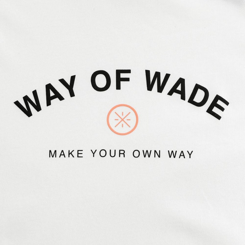 White Men's Way Of Wade Sportswear T-Shirts  UK |  KUYN-38059