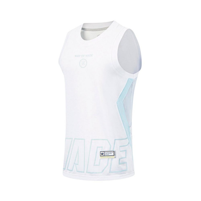 White Men\'s Way Of Wade Sportswear Vest  UK |  JOLR-67035